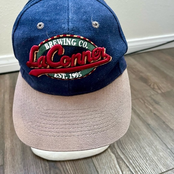 La Conner Brewing Co. Blue and Tan Cap - Picture 3 of 10